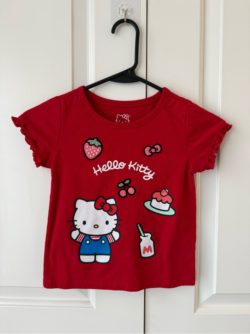 Hello Kitty Sanrio Ruffles T-Shirt Size 4T